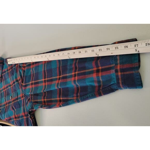 Duluth Trading Co Men's Plaid Flannel Long Sleeve Button‎ Down Shirt Size XL - Picture 9 of 10